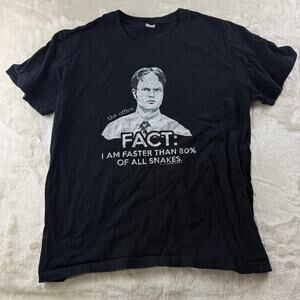 The Office Dwight Schrute T-Shirt Men's Medium Short Sleeve Black